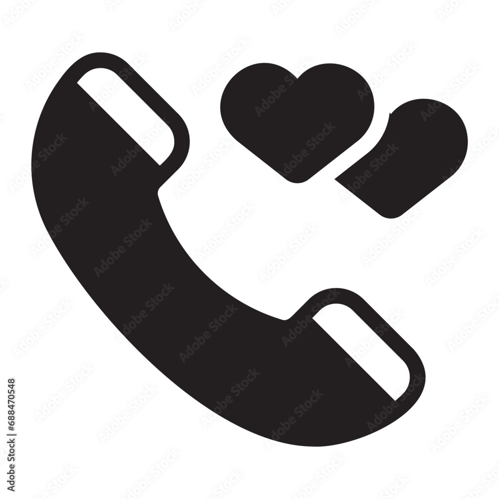 phone call glyph icon phone call glyph icon