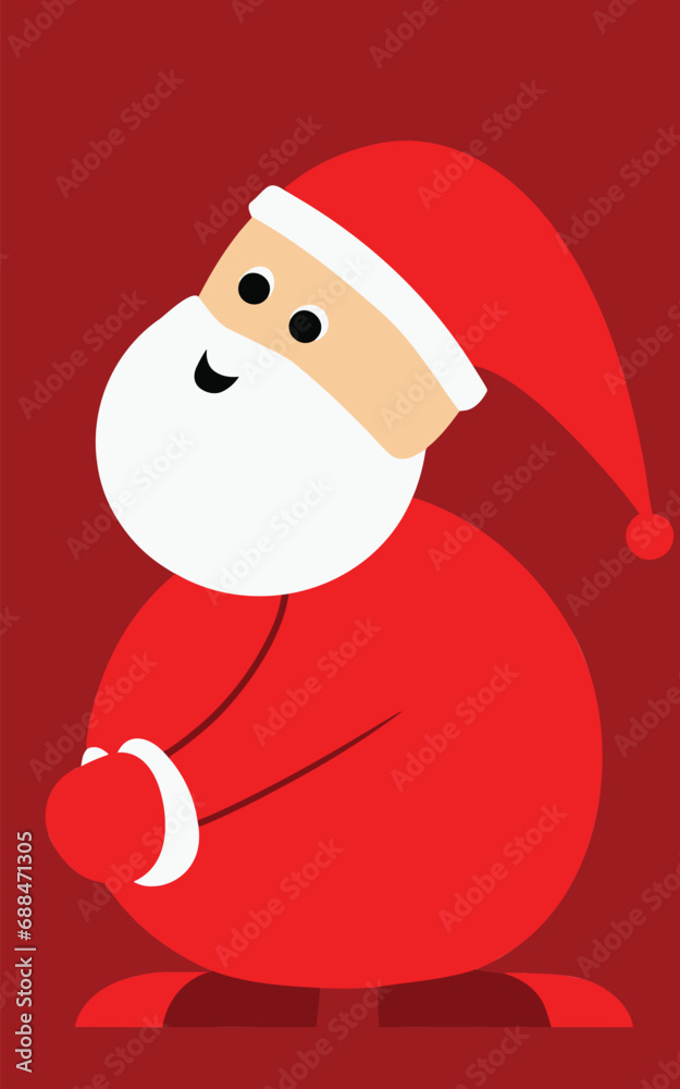 santa claus with a gift santa claus with a gift