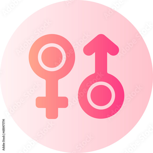 gender gradient icon