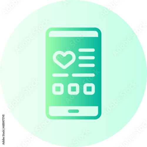 dating app gradient icon
