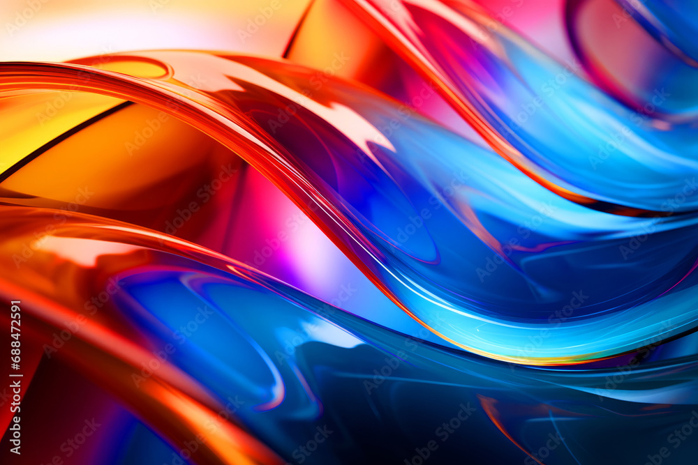 Colorful Dynamic Glass Curve Background Colorful Dynamic Glass Curve Background