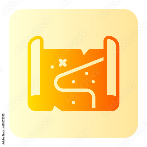 adventure gradient icon