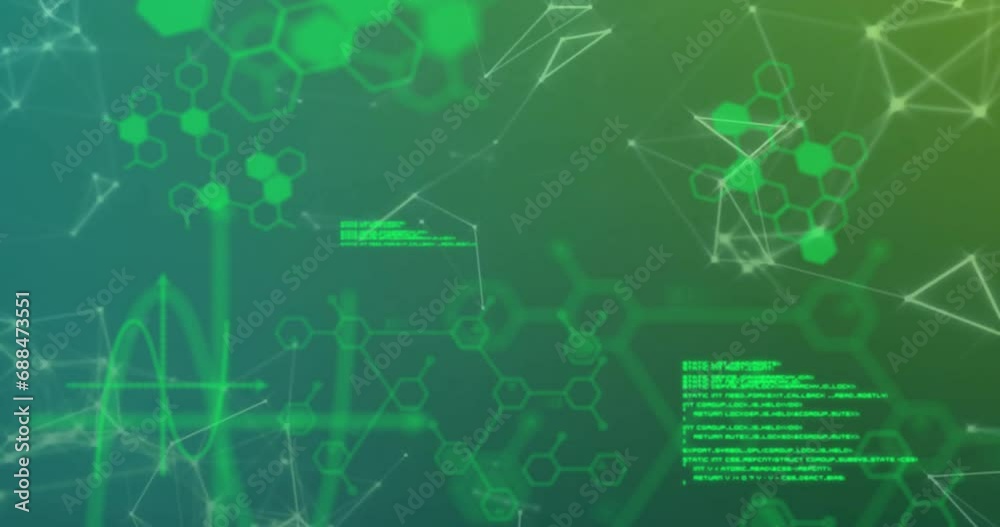 Animation of molecules and scientific data processing Animation of molecules and scientific data processing