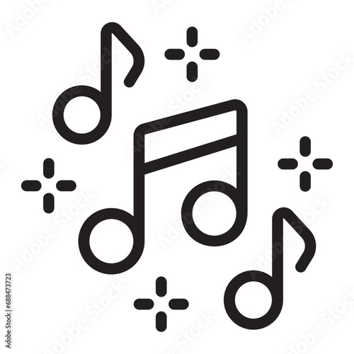 musical line icon