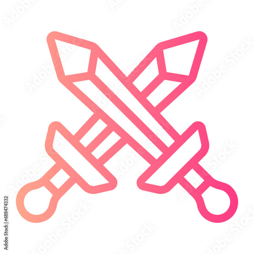 fight gradient icon