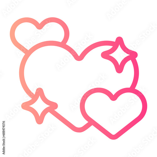 romance gradient icon