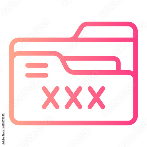 xxx gradient icon