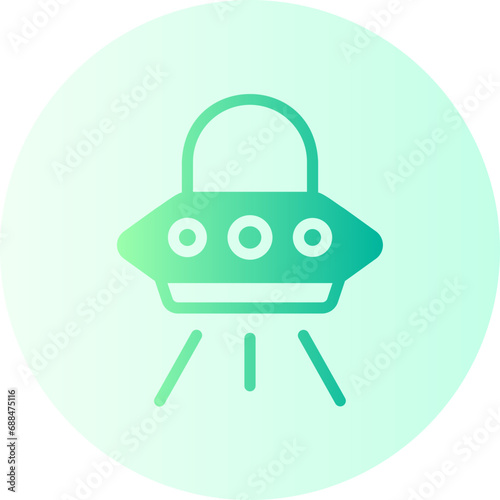 Science fiction gradient icon