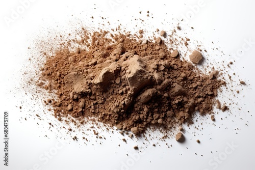 path clipping background white isolated rt dust pile dirt explosion agriculture botany brown closeup compost concept construction cultivate digging dry earth photo