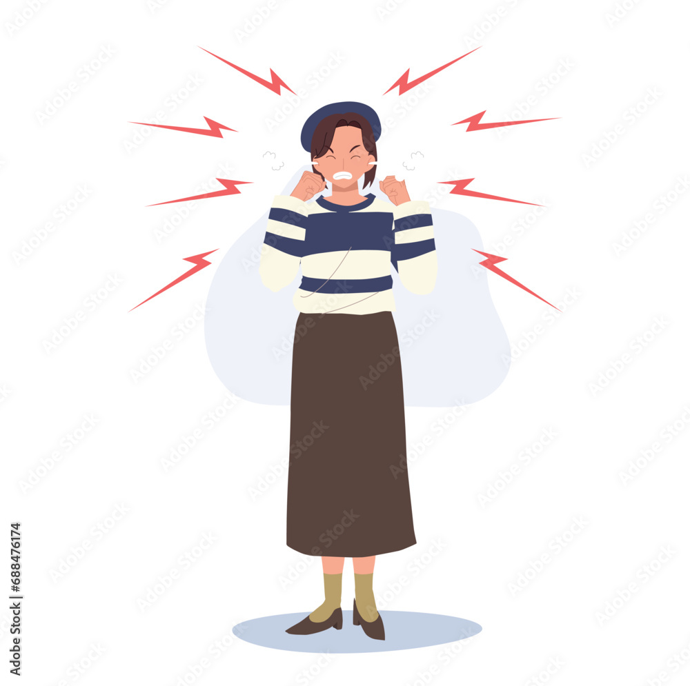 Aggressive Anger. Furious Very Angry Person. Aggressive Anger. Furious Very Angry Person.