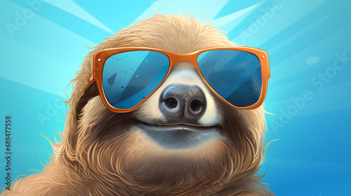 Cute Cartoon Sloth