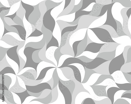 Curly waves tracery, white ...