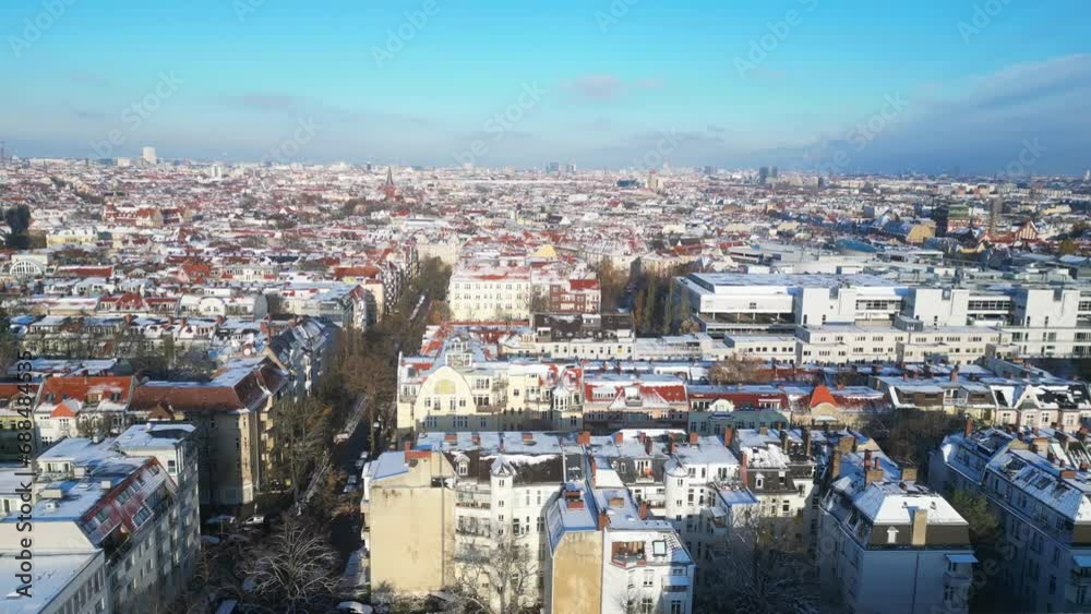 Xmas sunny winter day Snow City Berlin Germany. Best aerial top view flight boom sliding to right drone
4k drone Xmas sunny winter day Snow City Berlin Germany. Best aerial top view flight boom sliding to right drone
4k drone