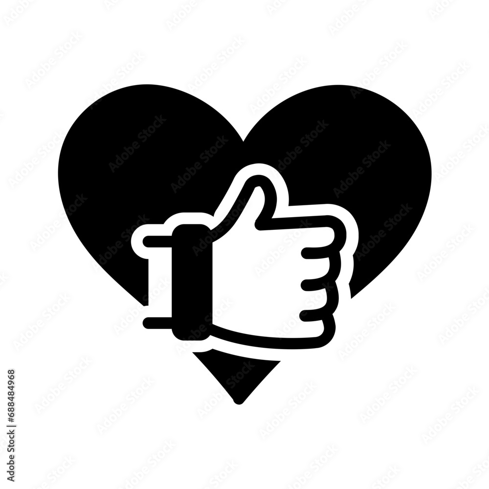 Solid black icon for Good condition Solid black icon for Good condition