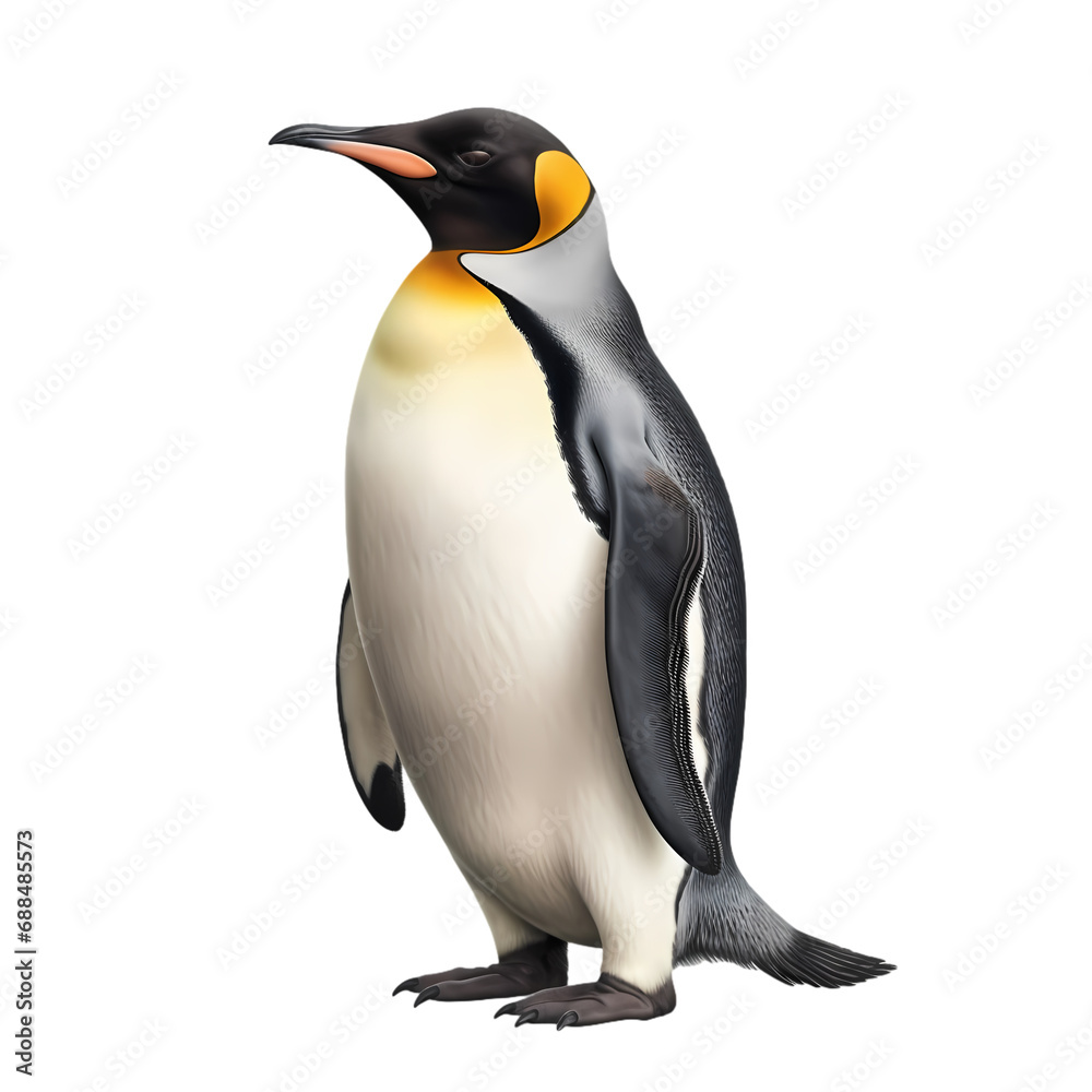 Fototapeta premium Penguin isolated on transparent background