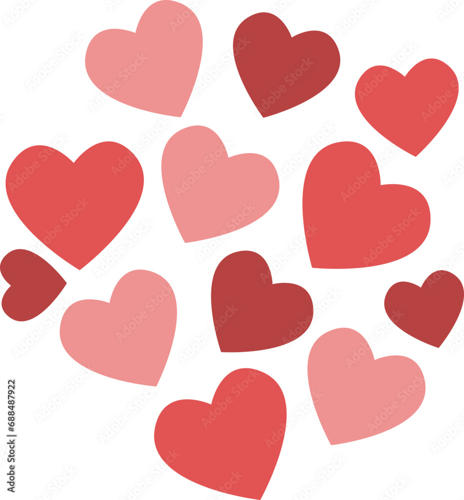 Group Of Hearts Icon Group Of Hearts Icon
