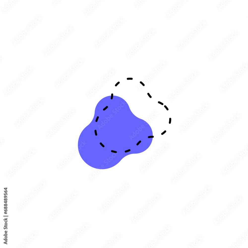 set of purple hand drawn blobs set set of purple hand drawn blobs set