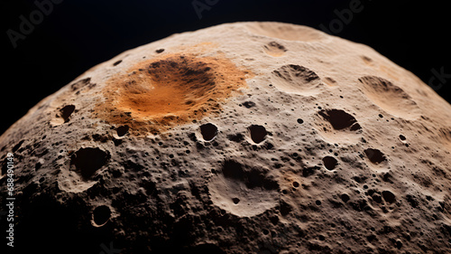 Moon surface with lunar cra...