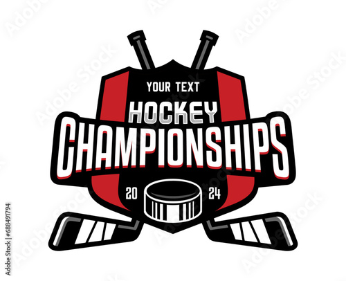 Hockey championship logo