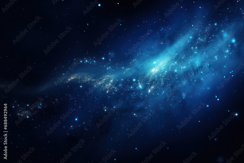 Fototapeta premium A celestial-themed template with a focus on the moon, ideal for expressing cosmic or introspective concepts. Generative Ai.