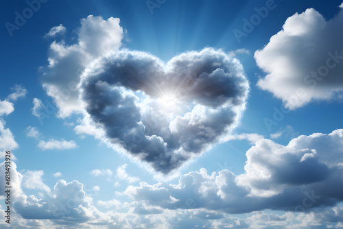 Sky background. Vibrant col...