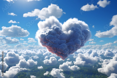 Sky background. Vibrant col...