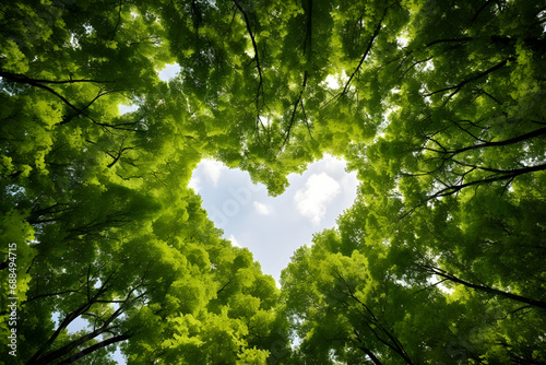 Summer forest background. V...