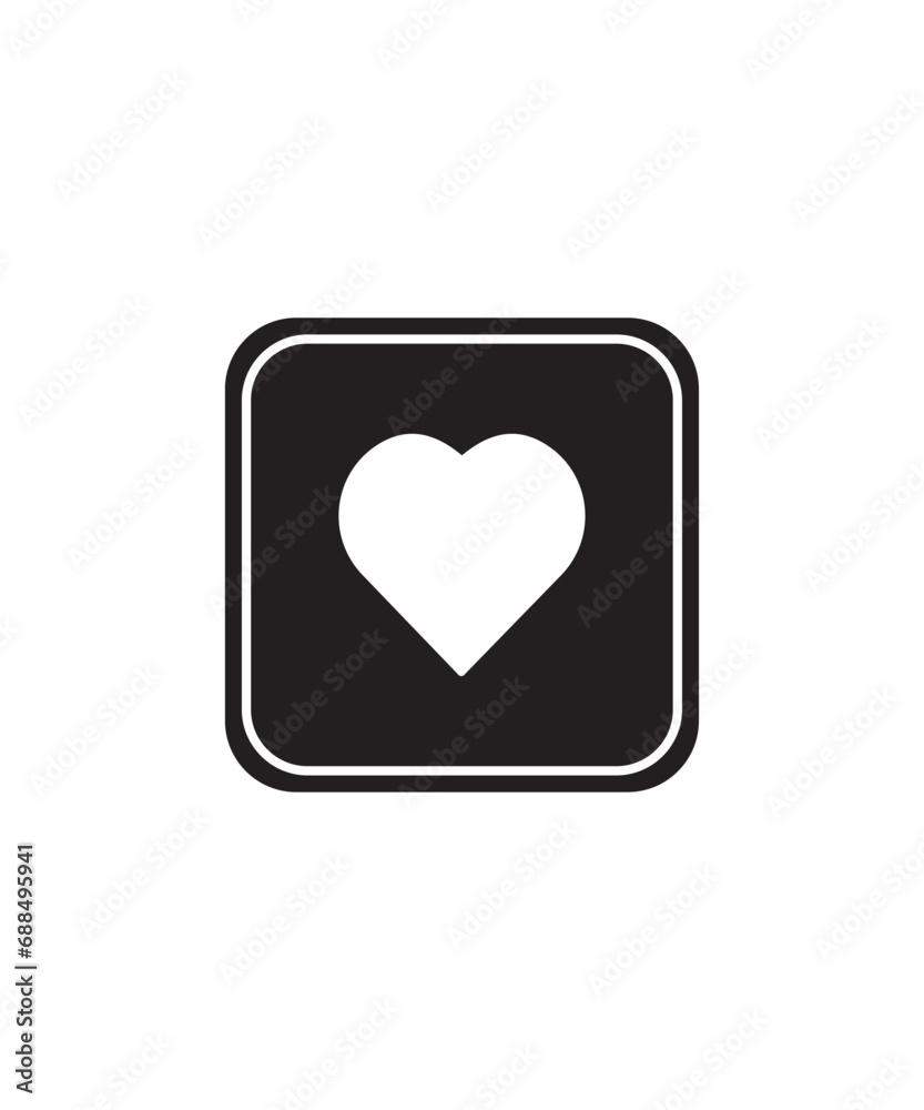 love button icon, vector best flat icon. love button icon, vector best flat icon.