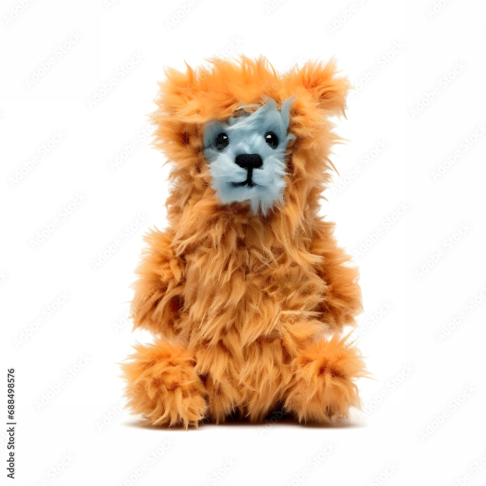 Hamster made of fur, mad crazy single crooked hideous waste ugly defective, raw, ragged, gopher isolated on white Hamster made of fur, mad crazy single crooked hideous waste ugly defective, raw, ragged, gopher isolated on white