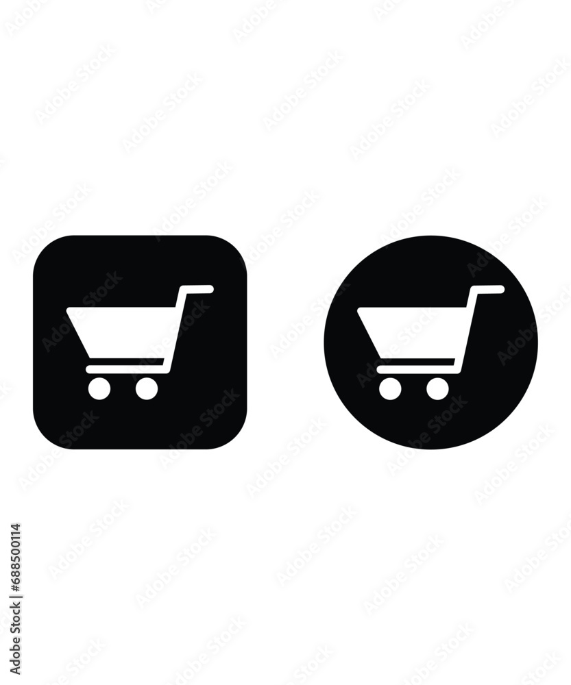 shopping button icon, vector best flat icon. shopping button icon, vector best flat icon.
