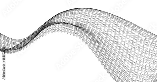  abstract wavy geometric surface 3d background