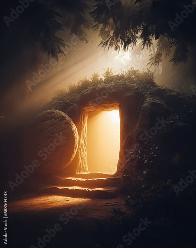 Empty Tomb Easter Resurrection Story - Gethsemane