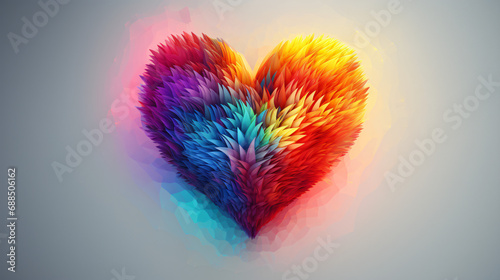 Rainbow Heart