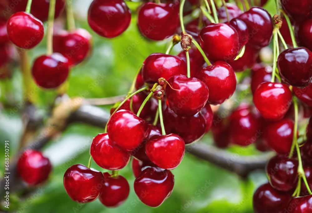 cherries on the tree cherries on the tree