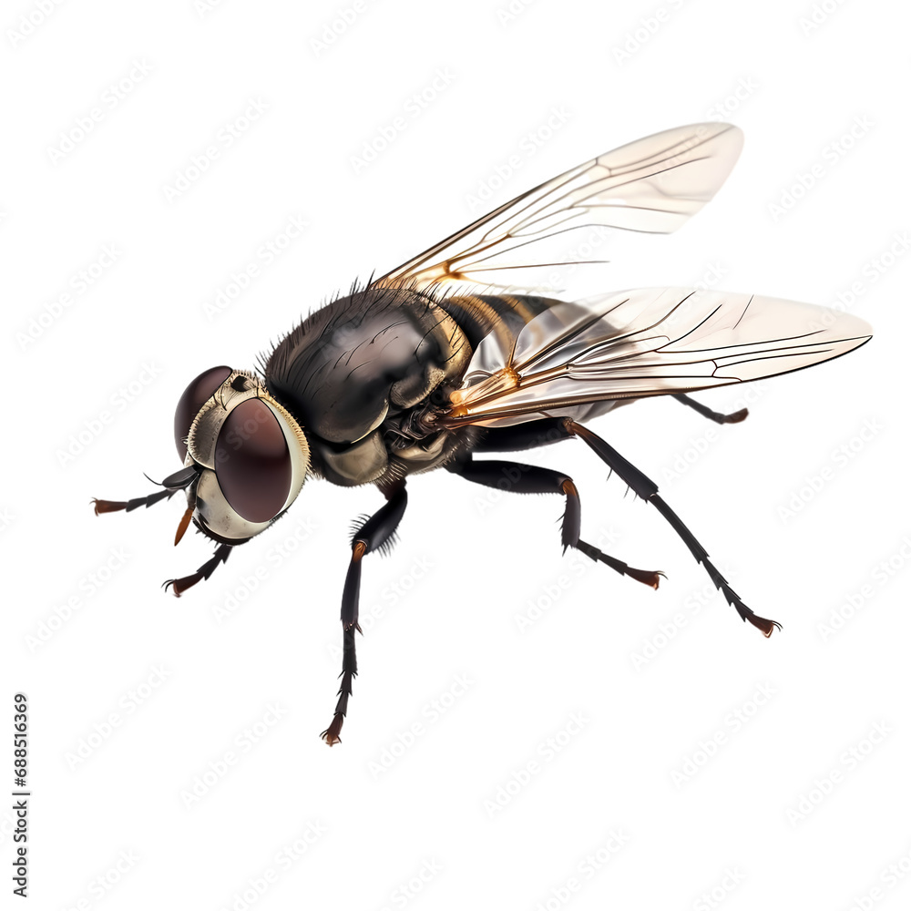 Fly isolated on transparent background Fly isolated on transparent background