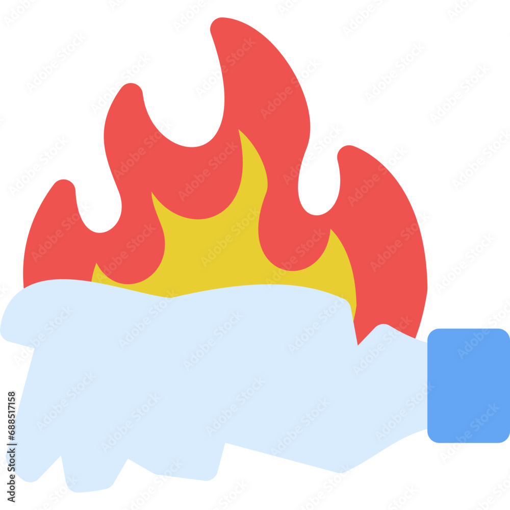 Fototapeta premium Burn Icon