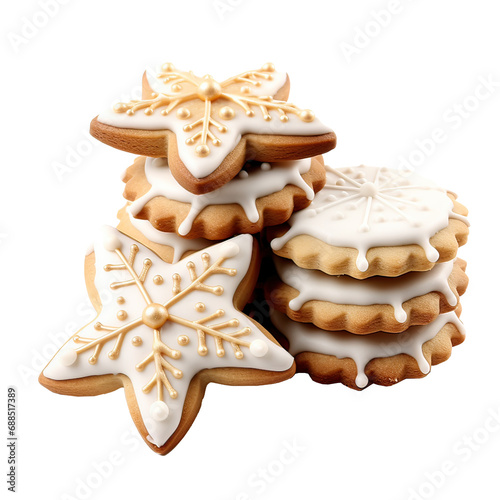 Christmas cookies AI generative