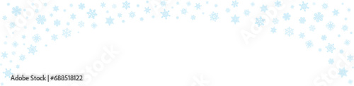 Christmas pattern with blue snowflakes isolated on white background. Elevate your Christmas designs with this captivating vector illustration of a pattern adorned with blue snowflakes