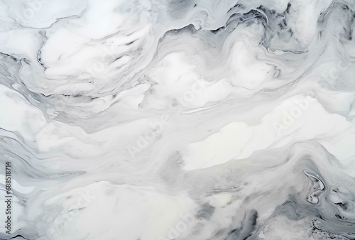 Marbled white abstract background. Liquid marble ink pattern. abstract white paint mixing in water