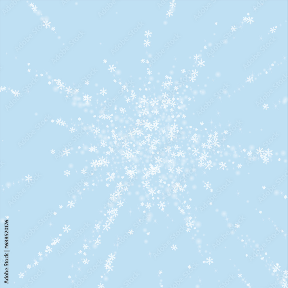 Snowfall overlay christmas background. Subtle