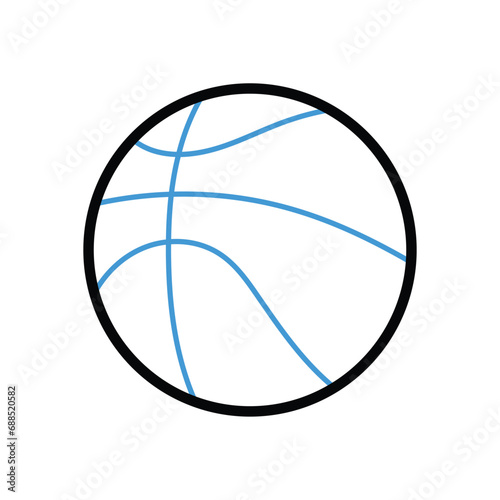 Basketball icon vector stock illustration