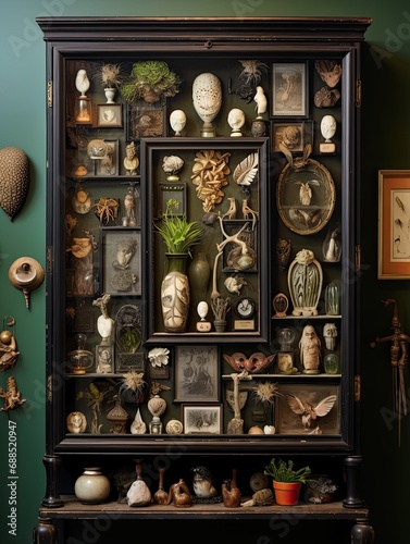 Cabinet of Curiosities Wall Art | Oddities, Antiques, and Natural Wonders Revealed