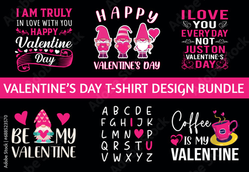 Valentine's day t-shirt design bundle, valentine tshirt designs