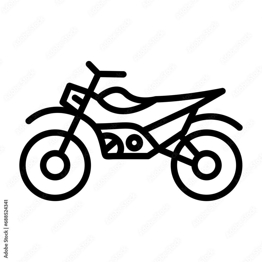 Fototapeta premium Motorbike Icon