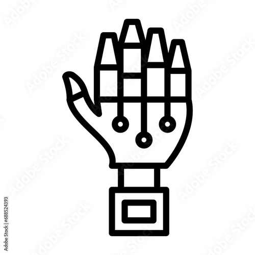 Robot hand Icon