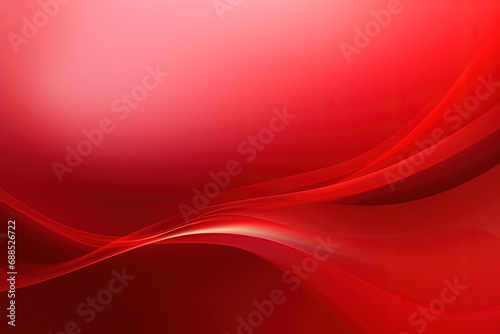 Abstract Red Waves Pattern Background. Created with Ai