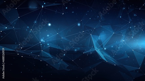 Background abstract polygon data technology communication vector design illustration. Created with Ai