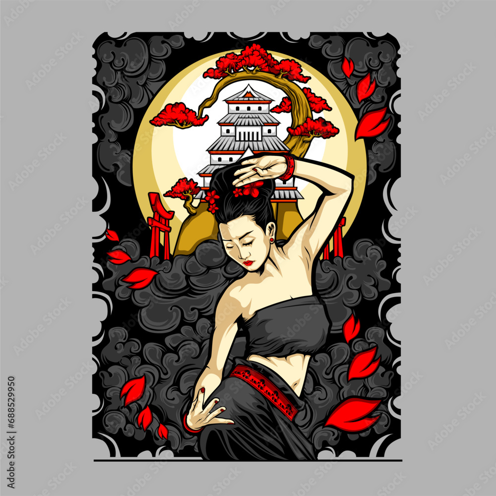 sexy charming girl illustration for t shirt design sexy charming girl illustration for t shirt design