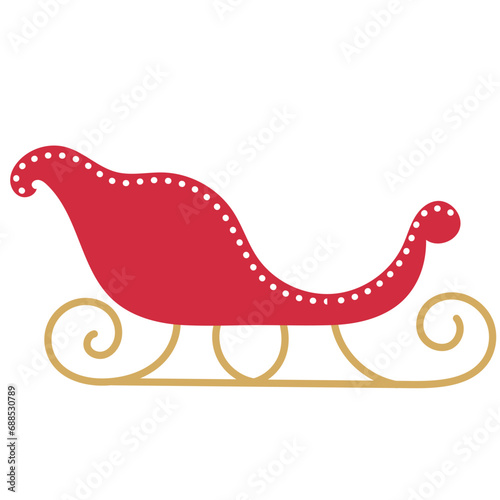 Pink Christmas sleigh