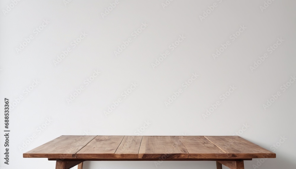 
empty wooden table
